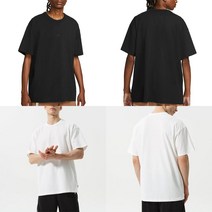 나이키 프리미엄 에센셜 스포츠웨어 블랙 화이트 반팔 티셔츠