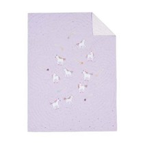 206041 포터리반 키즈 포터리반키즈레인보우 유니콘 퀼트이불_트윈(라벤더)