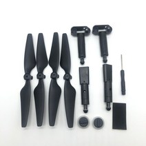 SJRC F22S 4K 프로 GPS 드론 예비 부품 암 블레이드 스프링 랜딩 기어 키트, 09 Black
