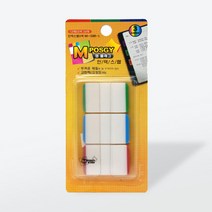 M플래그 인덱스탭3색 지그재그 38x25mm (MI-GBR-L), 단품, 단품