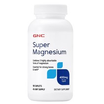 미국직구 GNC SUPER 마그네슘 400mg 90정, 단품