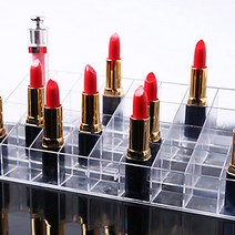 다이소 아크릴 화장품 립스틱 매니큐어 향수 정리함 보관함 진열대 정리대, 40칸