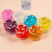 슬라임 아이슬라임 액체괴물 말랑이 DIY 수제 만들기 쥬크박스 야광 토핑