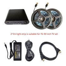중소기업 60인치 TV tv 티비Tuya 스마트 HDMI 신호 동기화 TV 화면 분위기 매, 03 for 76-90 inches