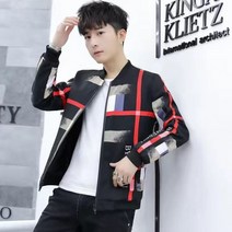 new 봄 가을 남성 지퍼 재킷 캐주얼 스트리트 힙합 슬림 파일럿 코트 의류 M-3XL XXXL