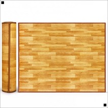 단열효과 냉기차단 어르신방 매끄럼마감처리 보온매트150x200cm 침실매트150x200cm, 보온매트 고급우드 150x200cm