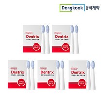 [동국제약] 덴트릭스 음파진동칫솔 교체모 칫솔모 2P 5세트, 없음