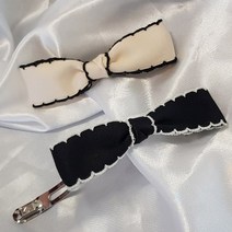 미홀릭 보솜 리본 버클핀 _ 포니테일 자동 헤어핀 샤별