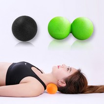 모던홀릭 싱글 더블 마사지볼 라크라스볼, 1개, 마사지볼 더블 - 블루