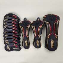 남녀공용 혼마 우드 아이언 퍼터 세트 골프클럽 헤드 커버 선물, 흰색1+3+5+UT