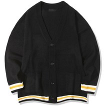 일루소 라인 포켓 오버핏 니트 가디건