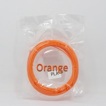3D프린터필라멘트 Pla 1.75mm 필라멘트 인쇄 재료 플라스틱 3d 프린터 압출기 펜 액세서리 10 미터 블랙 화, [14] Orange