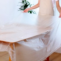 다용도 비닐 테이블보-10매 (180x180cm) 일회용 비닐 식탁보 업소용 횟집비닐보 물감놀이, 1개