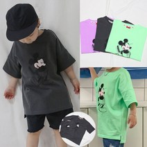 sale 디즈니 맘 커플 피그먼트 나염 반팔 티셔츠