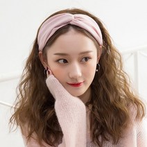 엔슬러 스웨이드 꼬임 헤어밴드 헤어반다나