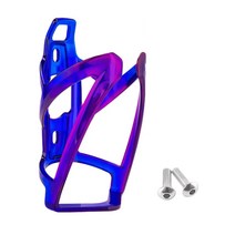 자전거 병 케이지 자전거 주전자 홀더 사이클링 워터 컵 랙 자전거 플라스크 홀더, 바구니 보라색