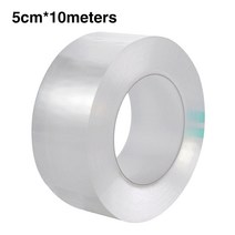 천막 보수 테이프 다목적 방수 누수 테이프 1roll 풀 씰링 스트립 벽 가장자리 욕조, 3cmx10미터