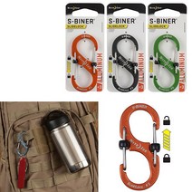 [나잇아이즈] [나잇 아이즈] 알루미늄 슬라이드 락 S 비너 3, 색상:라임 / 사이즈:-