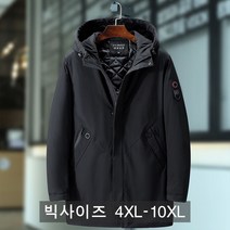 쥬엔리치 남자 빅사이즈 패딩 후드 점퍼 남성 자켓 봄 등산 가을 겨울 잠바 4XL-10XL