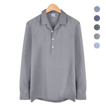 레디코 오픈 카라 반탁 보카시 그레이 셔츠 _NWM005_Grey 남자청 유니클로청