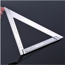 목공 알루미늄 합금 사각형 눈금자 직각 90 회전 눈금자 눈금자 강철 회전 눈금자 측정 도구 게이지, 삼각형