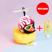 스퍼사이클벨 크레인벨헬멧 액세서리와 자전거 랜턴 재미 있은 오리 스트랩 야외 링 라이트 플래시 경고, 09 flame red light
