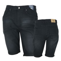 페라어스 남성용 스판 심플 청 반바지 MCPMT8002M0