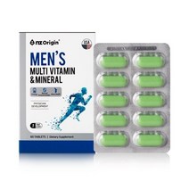 엔젯오리진 멀티비타민&미네랄 맨즈 87g, 60정, 1개
