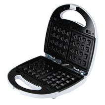 와플메이커 브런치 샌드위치 기계 붕어빵 파니니 그릴 700w 전기 와플 메이커 철 메이커 거품 계란 케이크 오븐 호두 케이크 메이커 아침 식사 와플 us plug, 검은색