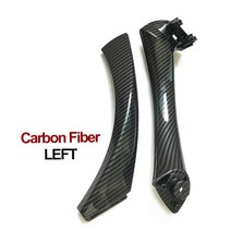 자동차인테리어 호환 부품 업그레이드 된 내부 도어 핸들 또는 커버 트림 교체 BMW 3 시리즈용 E90 E91 E, 13 Carbonfiber left