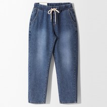 [빅사이즈] 엠엔씨 365 배기핏 밴딩청바지 (MDLP196JN)