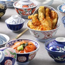 일본식 뚜껑있는 돈부리 텐동 그릇 일본 밥그릇 덮밥 규동 공기, 11-일본 시마 돈부리 대