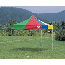 1.8mx1.8m 간이부스 캠핑 체육대회 접이식 행사용 카라반캐노피 천막, 백청