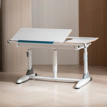 [키즈투유스]G6 1200 높이각도조절 책상 화이트, 상세 설명 참조
