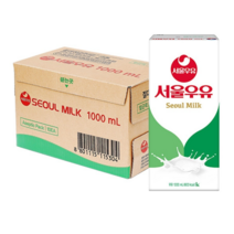서울우유 멸균 흰우유 1000mlx10개, 1000ml, 10개