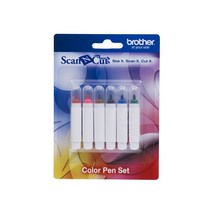 부라더미싱 스캔앤컷 SDX1200 호환 악세사리 모음, 컬러펜6종