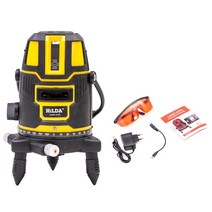 레이저레벨기 자동 레이저 레벨기 수평기 실내 실외용 5 라인 레벨 셀프 레벨링 회전식 전문 수평 수직 크로스 레드 레벨러, 우리를