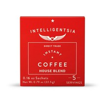 Intelligentsia Coffee 인텔리젠시아 커피 하우스 블렌드 인스턴트 커피 5개입 22.5g