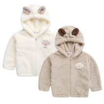 그린베베 국내생산 겨울용 포포 보아퍼 후드점퍼(단품)