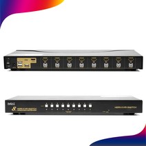 이지넷유비쿼터스 NEXT-7008KVM 8:1 USB HDMI KVM스위치 모니터 공유기 Hot-key선택지원 Auto스캔지원