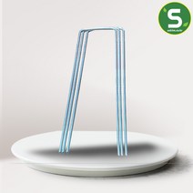 솔림텃밭몰 멀칭 철 고정핀 멀칭핀 부직포핀 100개