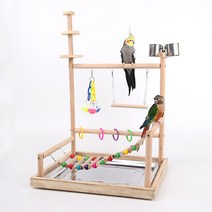 앵무새 놀이터 횟대 농장 새장 장난감 새집 키우기, j 36 모델 15 클라이밍 인터랙티브 스탠드