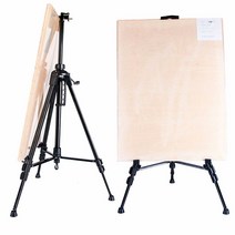 이젤 대형 그림 그리는 도구 미술판 좌식 실내 다이소 야외용 책상용 컨버스 액자 거치대, 고급형 이젤