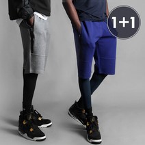 조이할리 1+1 남성 트레이닝 반바지 스포츠 바지 테크런 운동복 헬스복