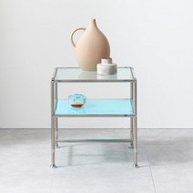 가구데코 어딕트 강화유리 소파테이블(S) SW0192, 색상:브라운