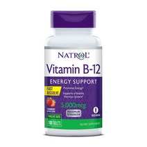 나트롤 비타민 B-12 5000 mcg 100 타블렛, 1개