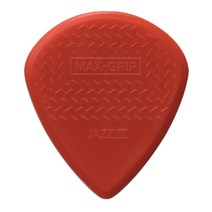 Dunlop - Max Grip Jazz3 피크 (471R3N) 1개, 개