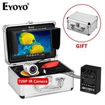 eyoyo 수중 호수 낚시 업그레이드 ahd 720p 카메라 12 ir 조명 1024x600 7quot 바다 얼음 낚시 30m 케이블에 대한 ips 화면, 나는 플러그