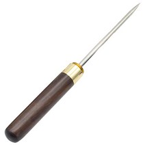 아이스오거 얼음낚시 스테인레스 스틸 ice pick with wooden handle manual ice 조각 도구 home ice crushers ice cone bar, 검은색