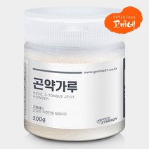 고미네 곤약가루 용기, 200g, 1개